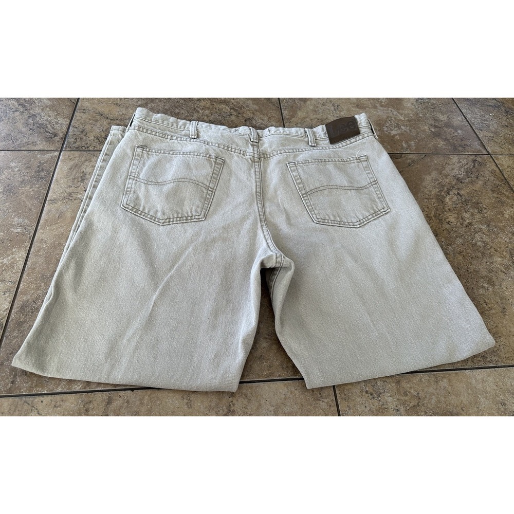 Lee Jeans Relaxed Fit Men's Size 42X30 Tan Straight Leg Denim Fit 41X 29 - Picture 5 of 8